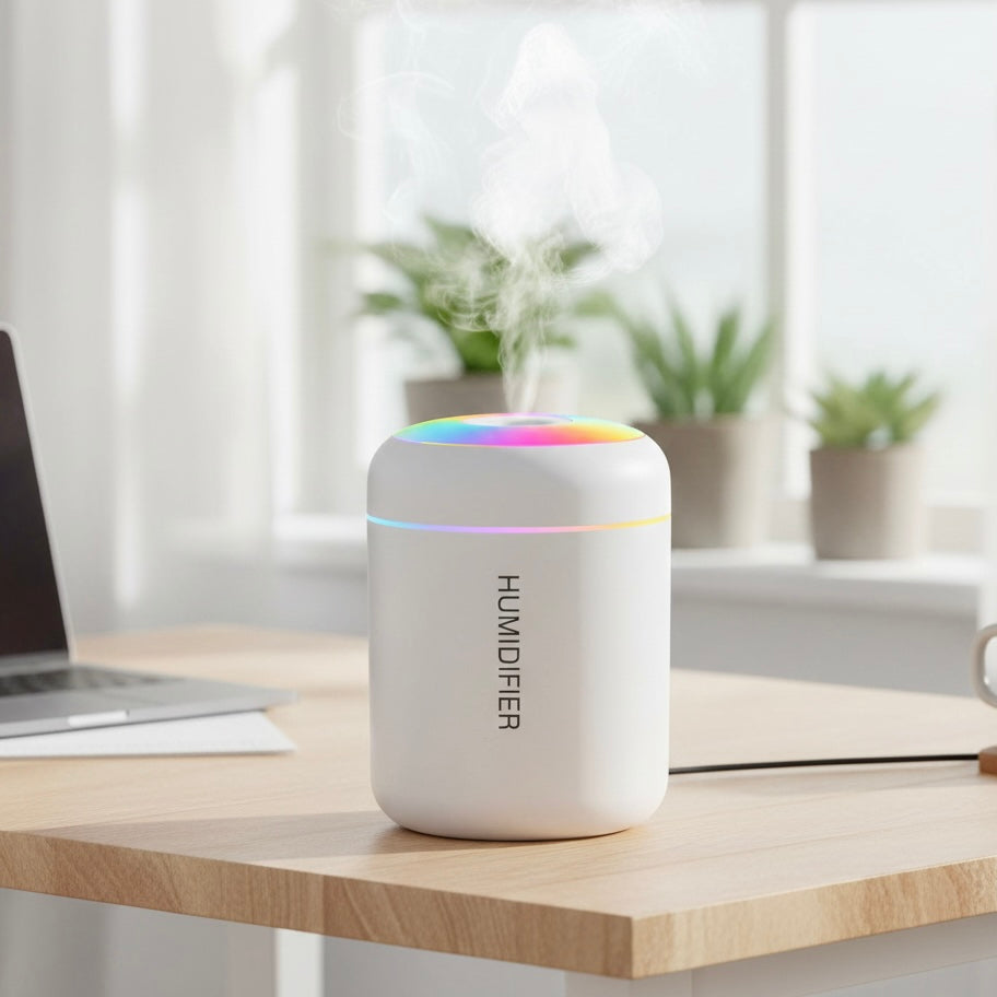 Portable USB Air Humidifier & Fine Mist Diffuser