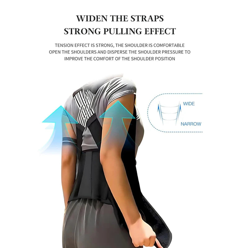 Dropshipping Back Posture Corrector Brace for Women Breathable Back Posture Correction Back Support Belt Shoulder Students Kid
