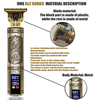 T9 Hair Clipper Repair Beard Shaving Body Hair Trimmer Clippers Electric Machine Men Haircut Machine 0Mm Barber Shaver