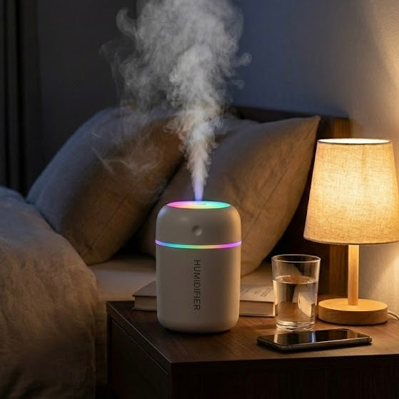 Portable USB Air Humidifier & Fine Mist Diffuser